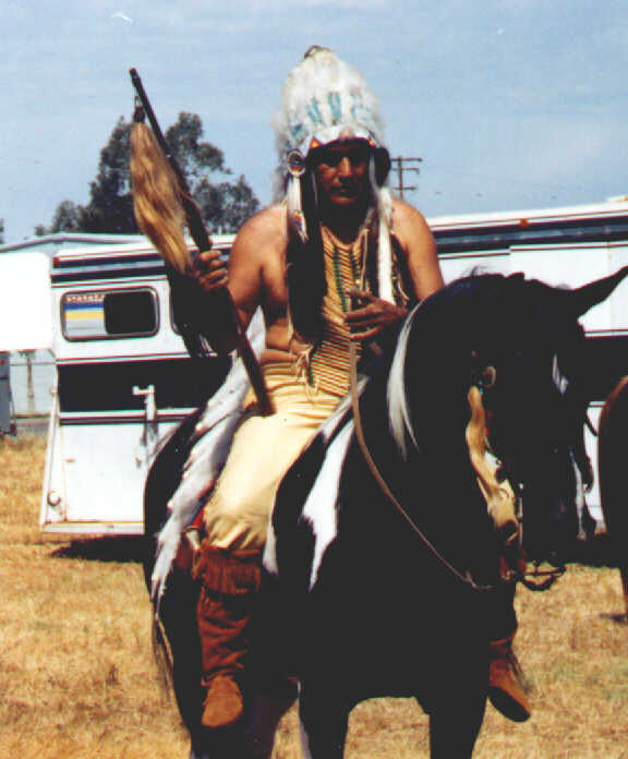 Sonny Ramirez in Full Headdress